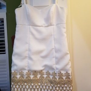 White spaghetti strap Lilly Pulitzer